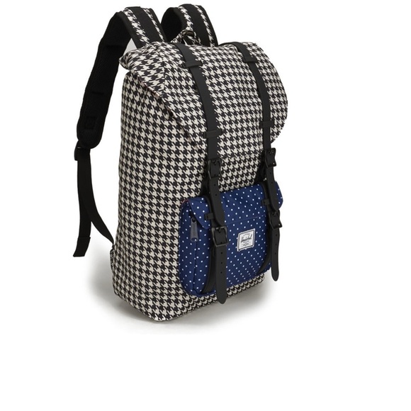 Herschel Supply Company Little America Houndstooth Mid Volume Backpack - Picture 2 of 12